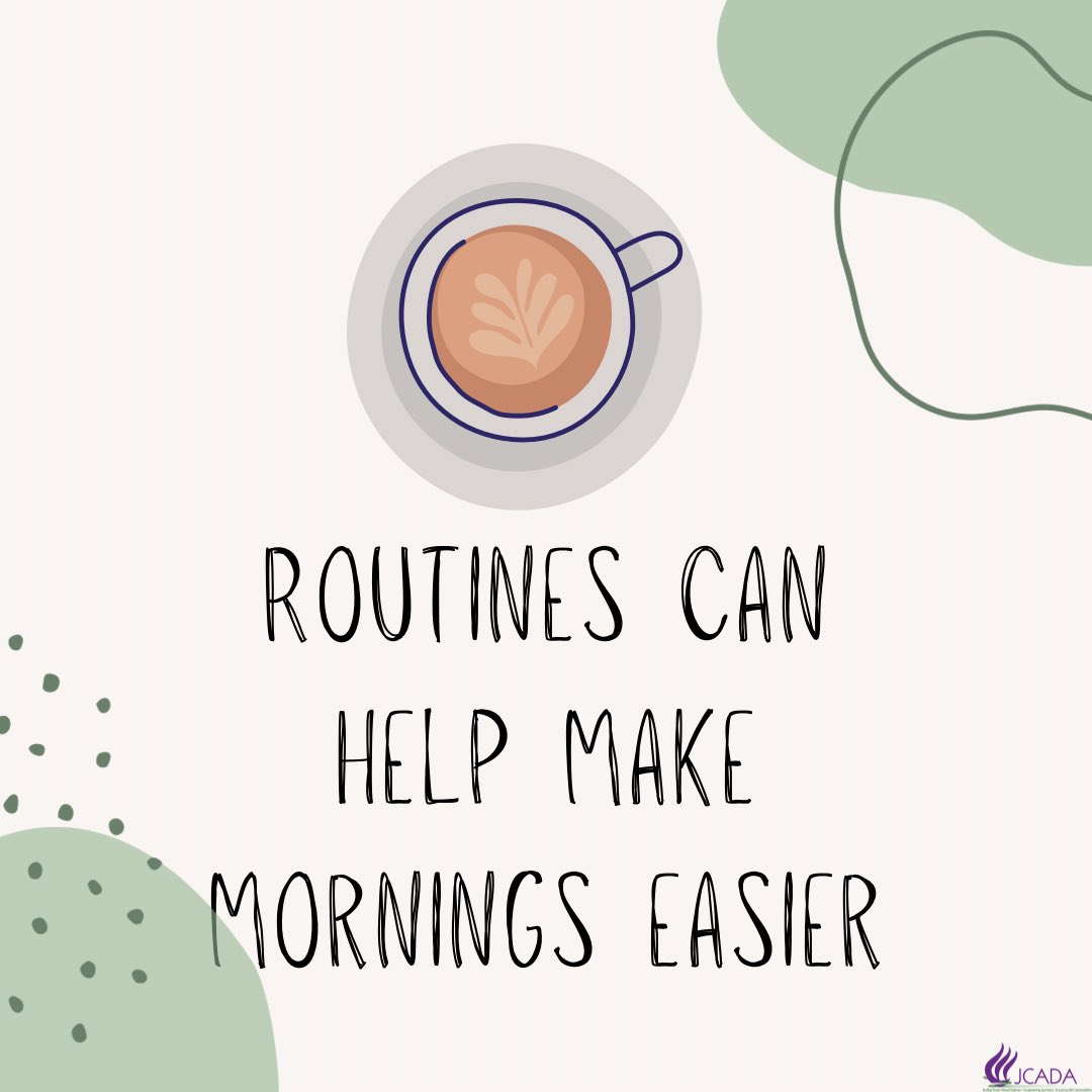 Monday mornings can be HARD! Routines can help make hard mornings easier. #MotivationMonday