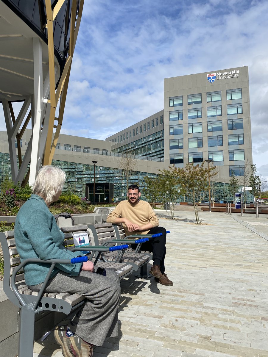 UKNICAofficial's tweet image. To celebrate #MentalHealthAwarenessWeek, we&apos;re happy to announce that one of the #vitalitybenches is now a #HappyToChatBench!

@CollabNewcastle&apos;s ‘Happy to Chat’ benches are designed to help combat #loneliness and encourage #community interaction 🗣️🗨️

#ageingintelligence