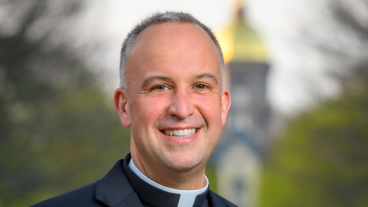 Father Gerard Olinger, C.S.C., appointed vice president for student affairs at Notre Dame go.nd.edu/a46c02