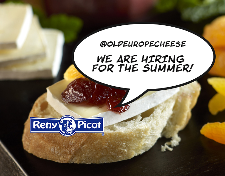 OldEuropeCheese's tweet photo. Get Cheesy with us! We are looking for summer help. Apply in-person from 9-4 M-Fri at 1330 East Empire Ave, Benton Harbor, MI. Full or Part time at $10.90 per hour. Perfect for a student summer job! #renypicot #cheese #southwestmichigan #hiring https://t.co/FeU12O4r1S