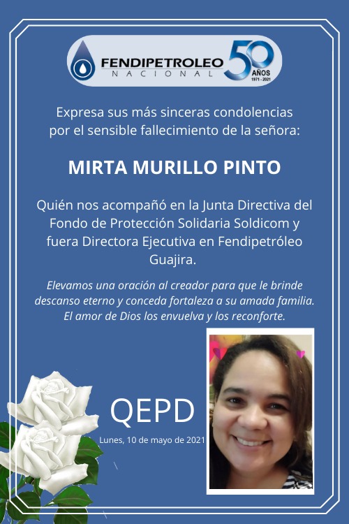 Fendipetroleo's tweet photo. A su familia le manifestamos nuestras condolencias y solidaridad. https://t.co/V2axcGnORv