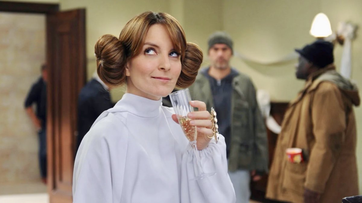 Happy 51st Birthday Tina Fey! 
\"You put that costume and that wig on and nerds go bananas.\" 