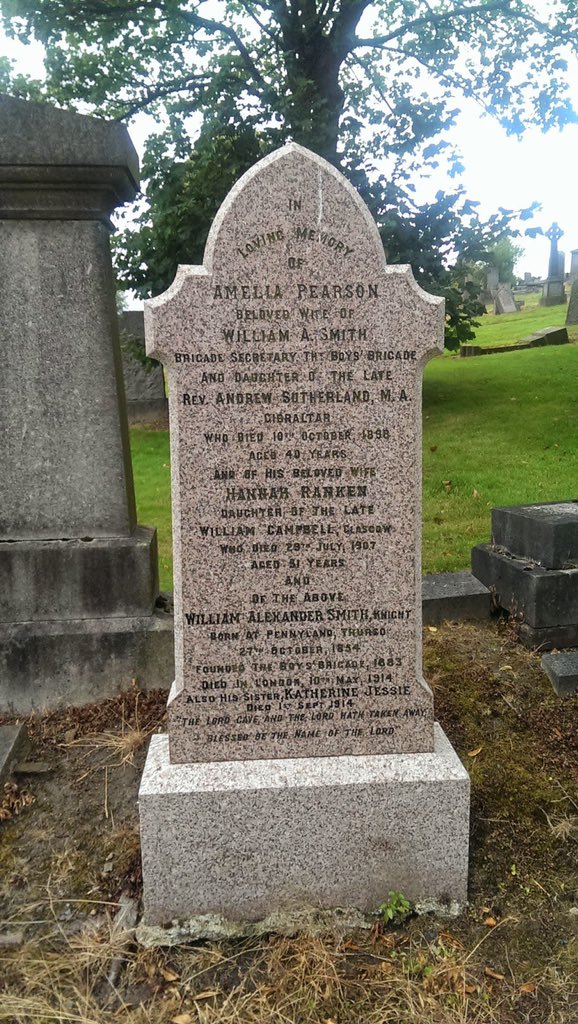 RFC_Michael_'s tweet photo. The burial of Sir William Alexander Smith in the Western Necropolis Cemetery, Glasgow and His memorial stone in the St. Gilles Cathedral, Edinburgh.
#SureAndStedfast ⚓️ https://t.co/tsYaMMbTrp