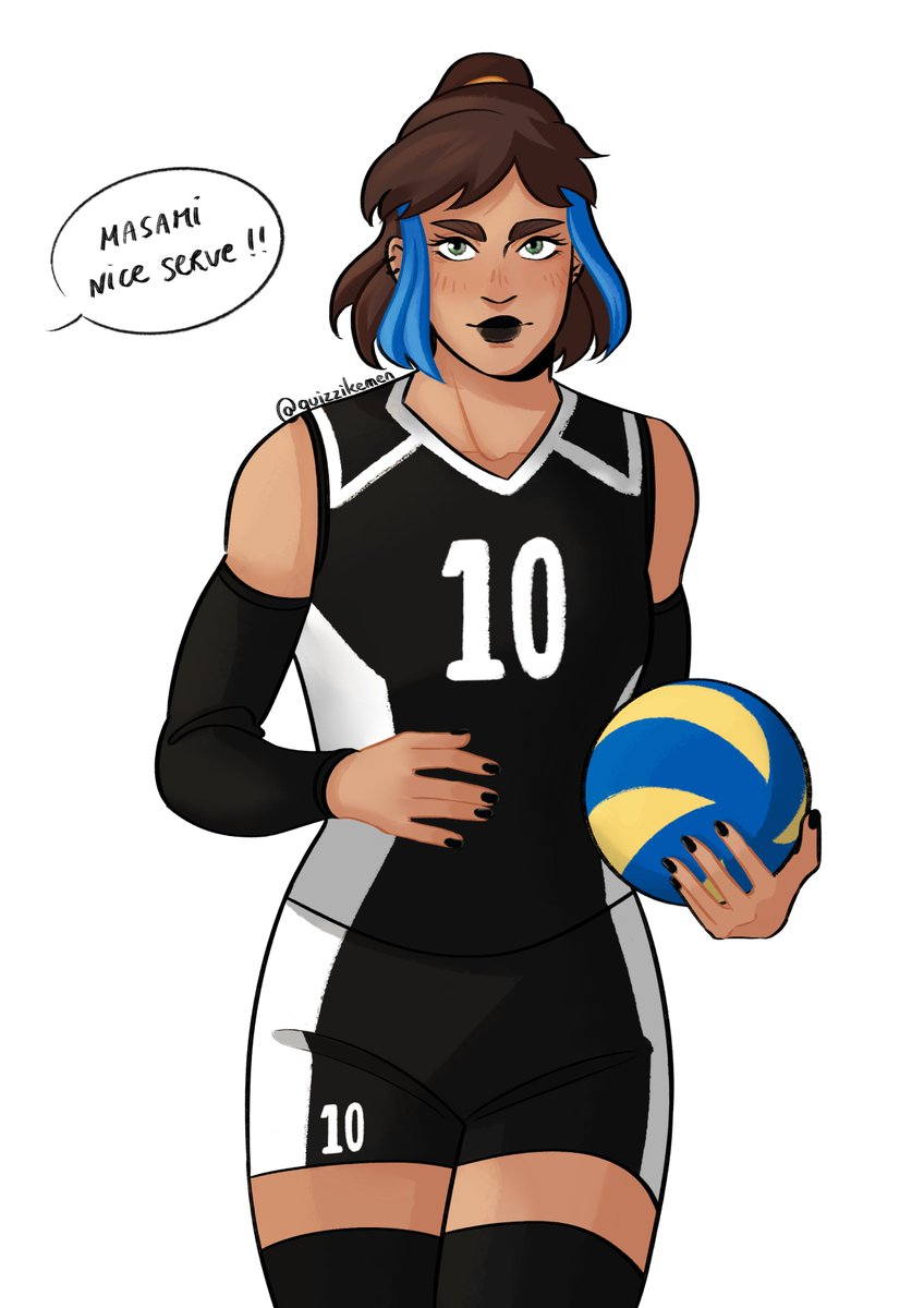 Masami Kaori aka goth queen of the court, a commission for the lovely @biankatdraws ⭐️ 