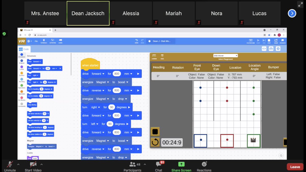 Spending this beautiful Monday morning learning how to code using Vex VR!  This is amazing! #grade7 <a href="/StFaustinaES/">St.Faustina Mississauga</a> <a href="/DPCDSBSchools/">Dufferin-Peel Catholic District School Board</a>