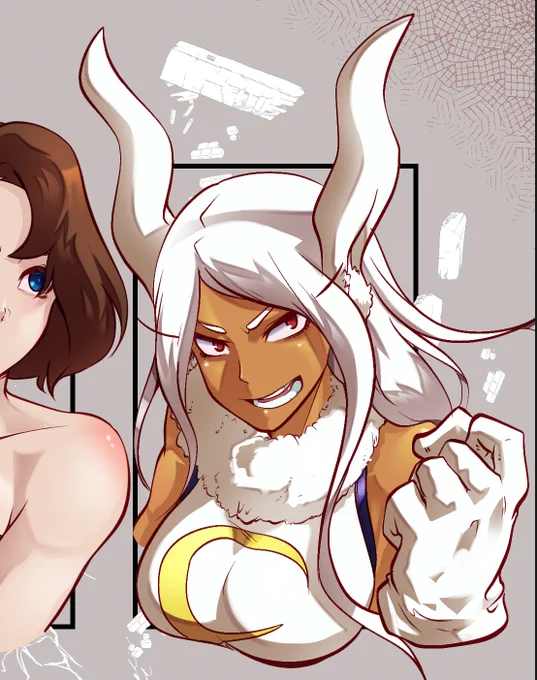 sorry for lack of post.... having super artblock but and found my old work ..... Round 2 Miruko! stay tune yosh
#miruko #FANART #wip 