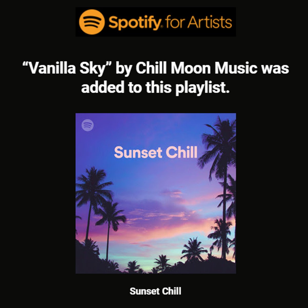 🔈Good News🌙

Today we want to announce that 3 of our beats have been added to the Spotify Editorial Playlist!

Congratulations to Sarent, Anatolian Lover and Trell Daniels for this success.