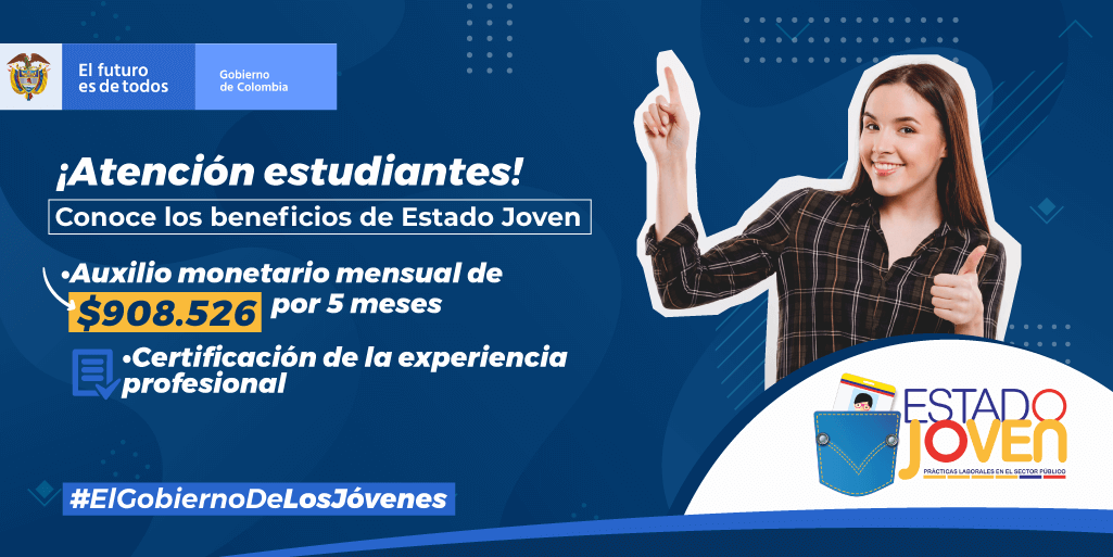 uniamazonia's tweet image. ¡Atención estudiantes de la Uniamazonia! ¿Haces parte del programa de jóvenes en acción? ¿Estás en búsqueda de tu práctica profesional? ¿te gustaría que tu primera experiencia laboral sea con el estado?

Ver más: uniamazonia.edu.co/inicio/index.p…