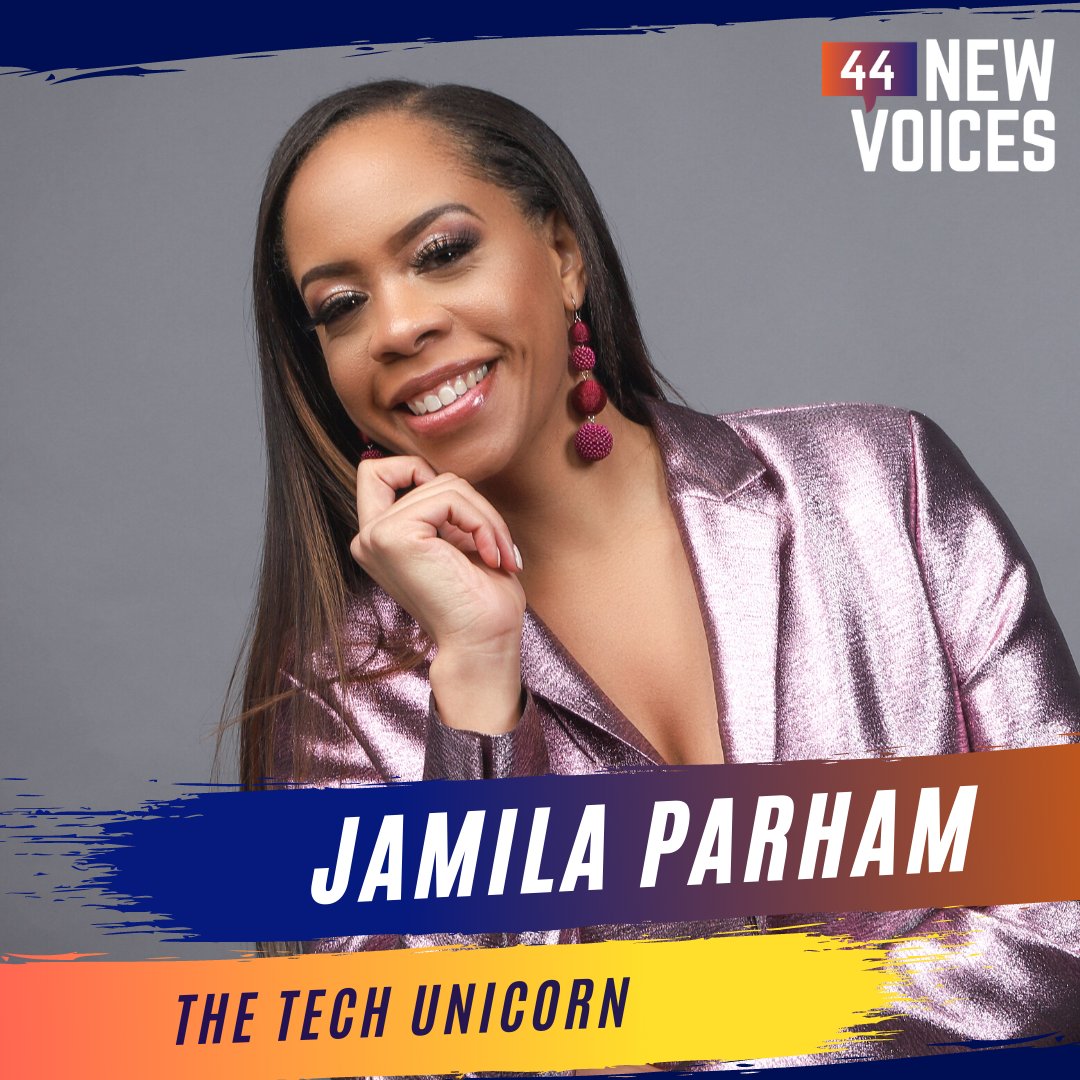 Meet Jamila Parham, the owner of the Tech Unicorn, an organization advocating for women in the tech industry. Learn more about <a href="/jamilaparham/">Jamila Parham 👩🏽‍💻🦄</a> at 44newvoices.org. #44NewVoices #buildingabetterworld #representationmatters #womenintech #techunicorn
