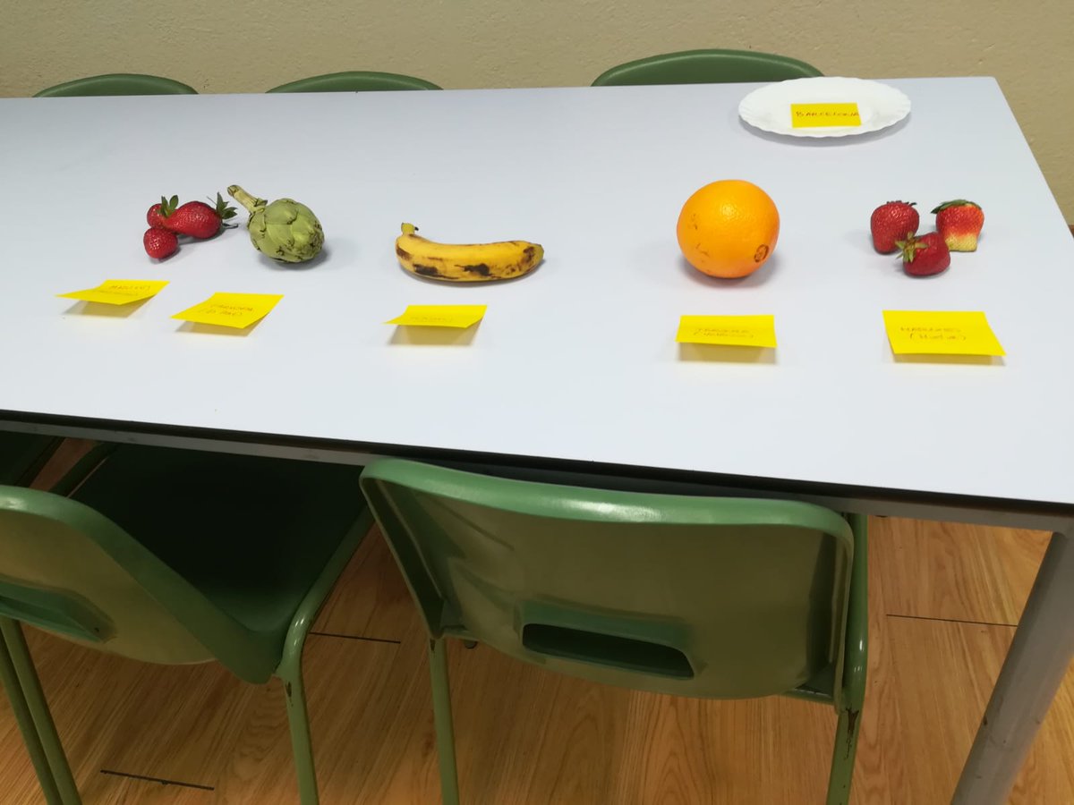 desosong_'s tweet photo. 🍽️Les activitats del projecte #Menjadrets a les escoles de #NouBarris no paren
🍊Les companyes de @vestintaliments han fet un taller sobre la petjada ecològica al @Colecami i a @Timbalerbrucbcn
👩‍🌾La Juana també ha visitat l'Escola #VíctorCatalà per encarregar noves missions! https://t.co/rrLY27bNAq