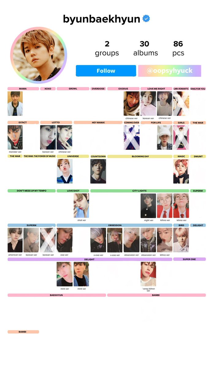 ☆ (@baeksforehead) on Twitter photo WTT exo xiumin pcs
have: universe & power
want: anything on wishlist in pic 3 (might be picky on solo album pcs)
usa/can preferred!
ww? maybe (dm me)
pls RT❤️
<a href="/exotradeusa/">bettina</a> <a href="/pctradeusa/">trade / sell usa</a> <a href="/exotradekpop/">EXO Trade</a> <a href="/exoselltradeusa/">exo sell/trade usa</a> <a href="/exotradenct/">EXO NCT TRADE / SELL 💫</a> WTT exo xiumin pcs
have: universe & power
want: anything on wishlist in pic 3 (might be picky on solo album pcs)
usa/can preferred!
ww? maybe (dm me)
pls RT❤️
<a href="/exotradeusa/">bettina</a> <a href="/pctradeusa/">trade / sell usa</a> <a href="/exotradekpop/">EXO Trade</a> <a href="/exoselltradeusa/">exo sell/trade usa</a> <a href="/exotradenct/">EXO NCT TRADE / SELL 💫</a>