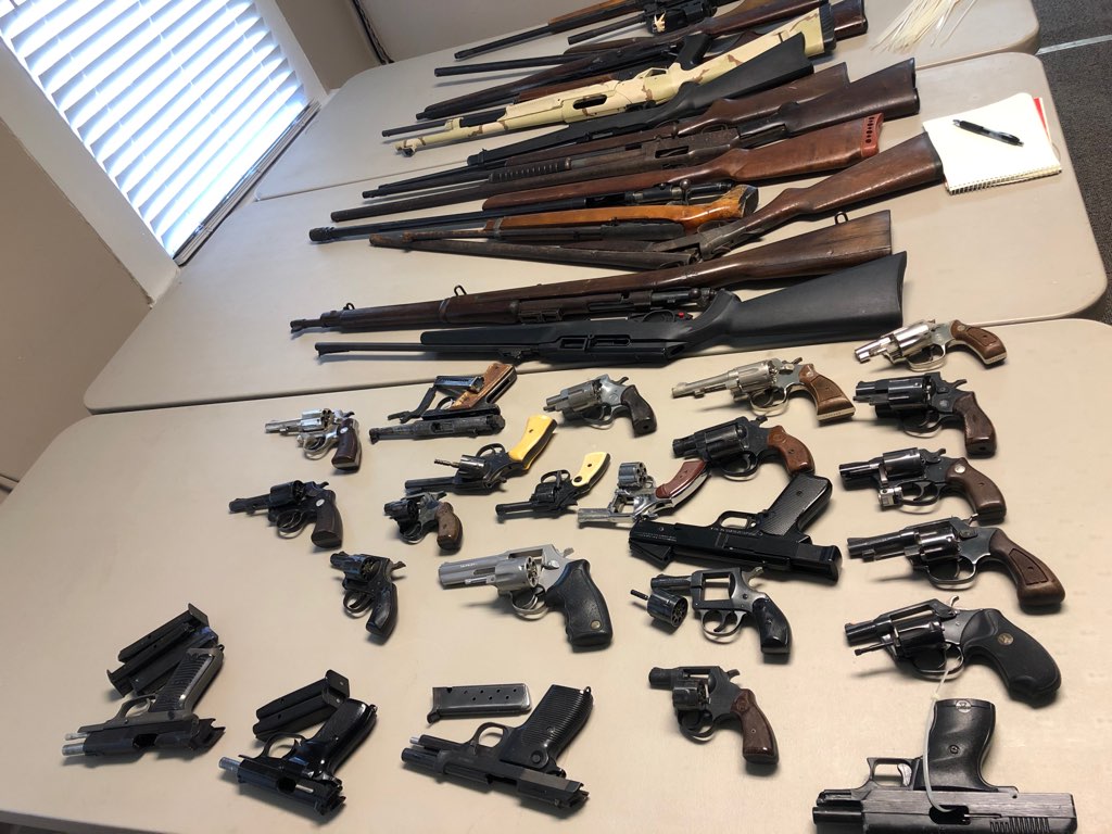 cityofbhamal's tweet photo. The Birmingham Police Department teamed with Phi Beta Sigma Fraternity Incorporated for a Spring Gun Buyback last Saturday at First Ebenezer Baptist Church Fellowship House. We thank both for their efforts to reduce gun violence in our city. https://t.co/uAupytcDRh