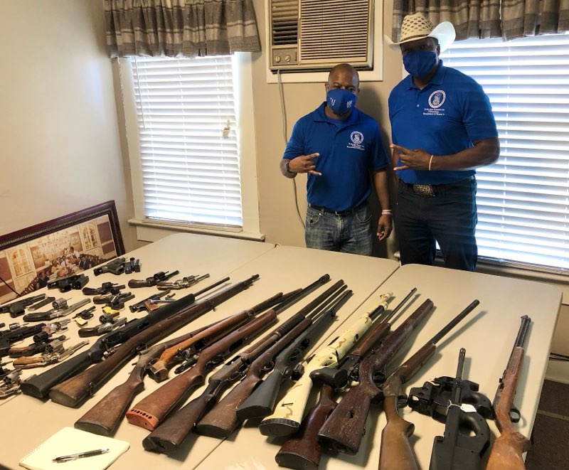 cityofbhamal's tweet photo. The Birmingham Police Department teamed with Phi Beta Sigma Fraternity Incorporated for a Spring Gun Buyback last Saturday at First Ebenezer Baptist Church Fellowship House. We thank both for their efforts to reduce gun violence in our city. https://t.co/uAupytcDRh