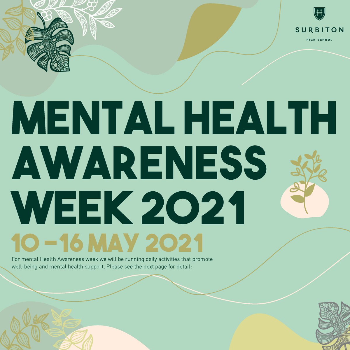 Everyone's mental health journey is unique; sometimes we just need a chat with a parent or a friend to feel better. Our pathways can hopefully guide you if you need it; to seek the right help at the right time. bit.ly/2Srna7s #MentalHealthAwarenessWeek #ConnectWithNature