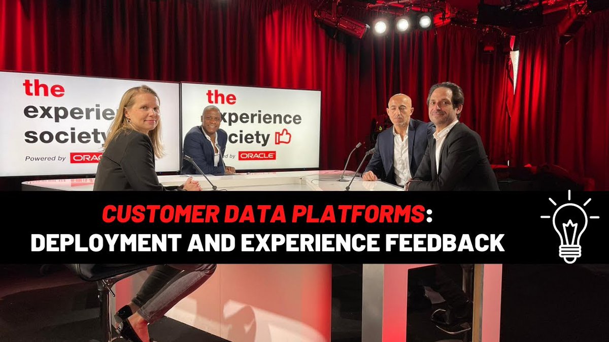 Quel bilan pour les #CDP 2 ans après leur arrivée sur le marché et quel rôle dans un monde "post-cookies" ?

📽️ A découvrir dans The Experience Society avec <a href="/RKoltchakian/">Roland Koltchakian</a> <a href="/Oracle_France/">Oracle France</a>, <a href="/LaureDebos/">Laure Debos</a>, <a href="/SylvainBellier/">Sylvain Bellier</a> et <a href="/Juvillier/">Michel Juvillier</a> 
👉 ow.ly/RzPl50EITZa
#Datamarketing #AdTech