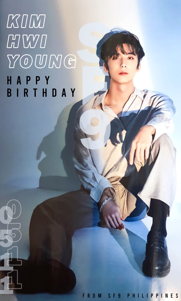 [🎉🔝🎁] Happy Birthday Kim Hwiyoung! May this day fills your heart with warmth and happiness🤍 #HAPPYHWIYOUNGDAY #5월_11일에_태어난_김영균짱 #휘영이_생일_판타지랑_즐길준비 @SF9Official