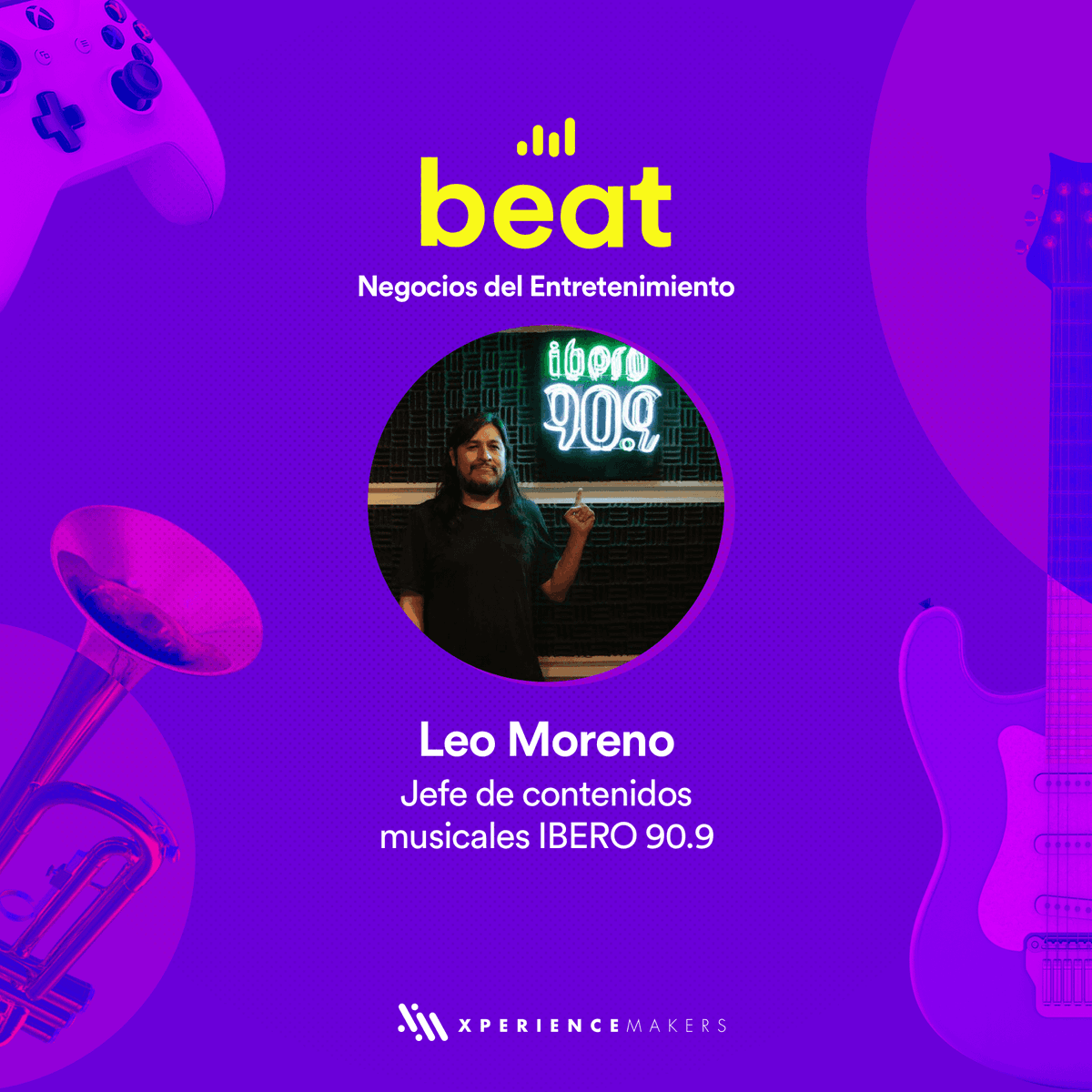 XMxperience's tweet photo. Conferencia: "Hiperconectividad y aislamiento: la radio en los días del encierro".

Leo Moreno ha sido un creador de contenidos para medios impresos, digitales y radiofónicos.  Velo en el #beat2021 este 19,20 y 21 de mayo.

@protopeople #radio @Ibero909FM https://t.co/zSu0kAFVEr