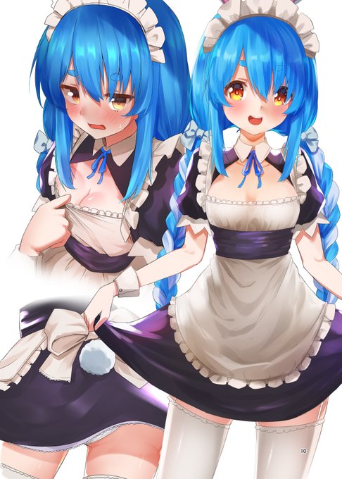 遅刻メイドぺこ(過去絵です)
#メイドの日 
#ぺこらーと 