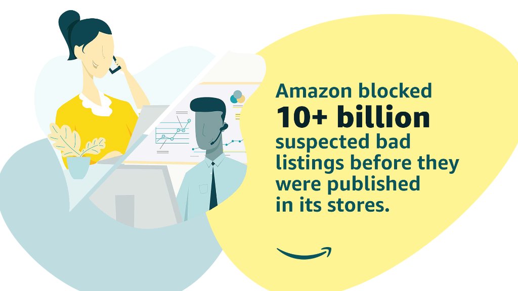 New today: Amazon's first Brand Protection Report looks at... 

✔️ How we deliver genuine products to customers 
✔️ Proactive investments we make to stop counterfeits from reaching our store 
✔️ Everything we do to hold counterfeiters accountable

More: amzn.to/3tB0ka8
