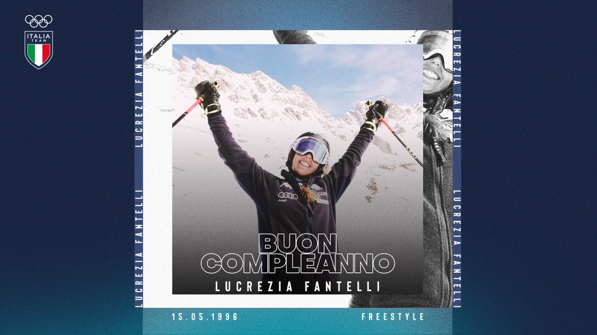 ItaliaTeam_it's tweet photo. Specialista dello skicross #ItaliaTeam, spegne 25 candeline Lucrezia #Fantelli! 🥳

#HappyBday @Fisiofficial https://t.co/I7HkXq13Fj