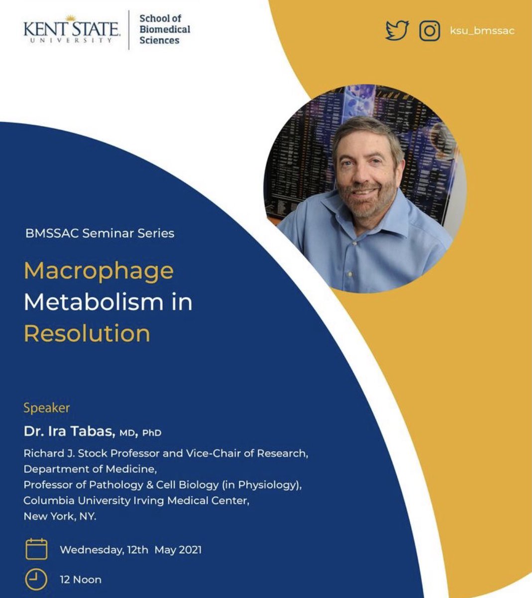 KSU_BMSSAC's tweet photo. Join us for our last BMS Seminar of the 2021 Spring Semester! https://t.co/yaeIeiA6zo