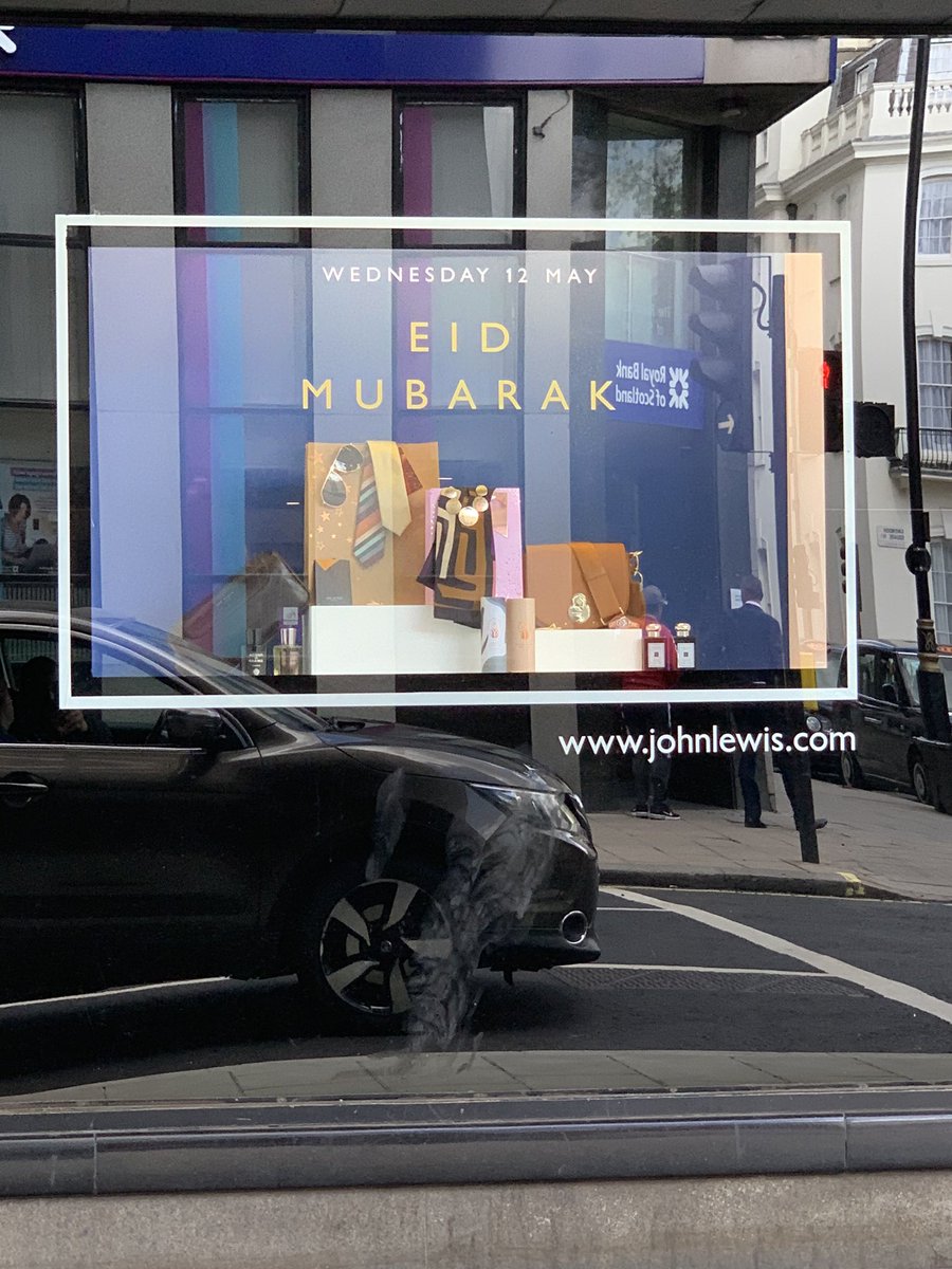 sasthe3rd's tweet photo. @JohnLewisRetail I drove past your lovely shop on Oxford street and came across your false advertisement. In Ramadan we fast for 30 days, on the 31st day we will celebrate Eid. Thursday 13 May is Eid as I have fasted 30 days on Wednesday 12, its like saying Christmas is on 24th. https://t.co/Agq2Duis1w