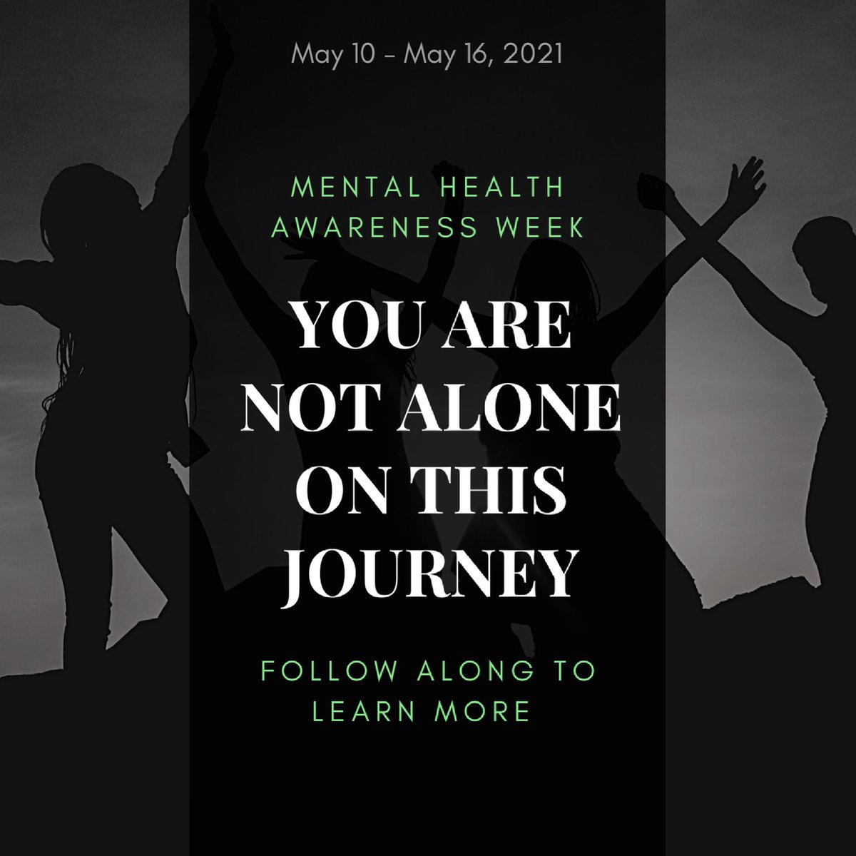This week is Mental Health Awareness week! Stay tuned in for more information and helpful resources for you or your loved ones. #mentalhealthawareness #mentalhealth #mentalhealthawarenessmonth #youarenotalone