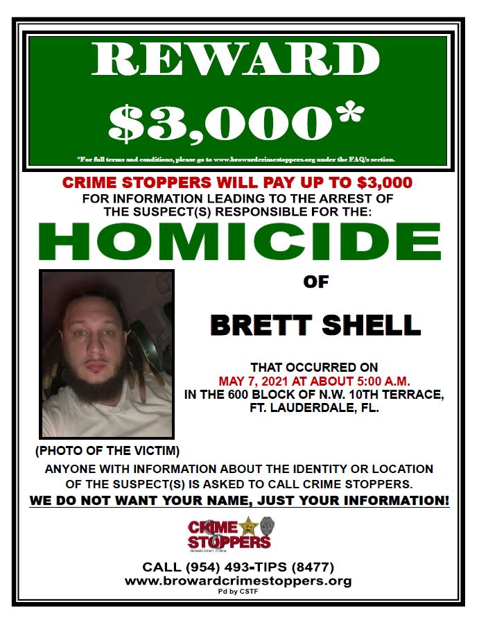 #FLPD detectives are seeking the public's assistance with gathering additional information related to this homicide. Anyone with information can report it anonymously by calling <a href="/crimestoppers2/">BrowardCrimeStoppers</a> ☎️954-493-TIPS(8477).  

flpd.org/home/showpubli…