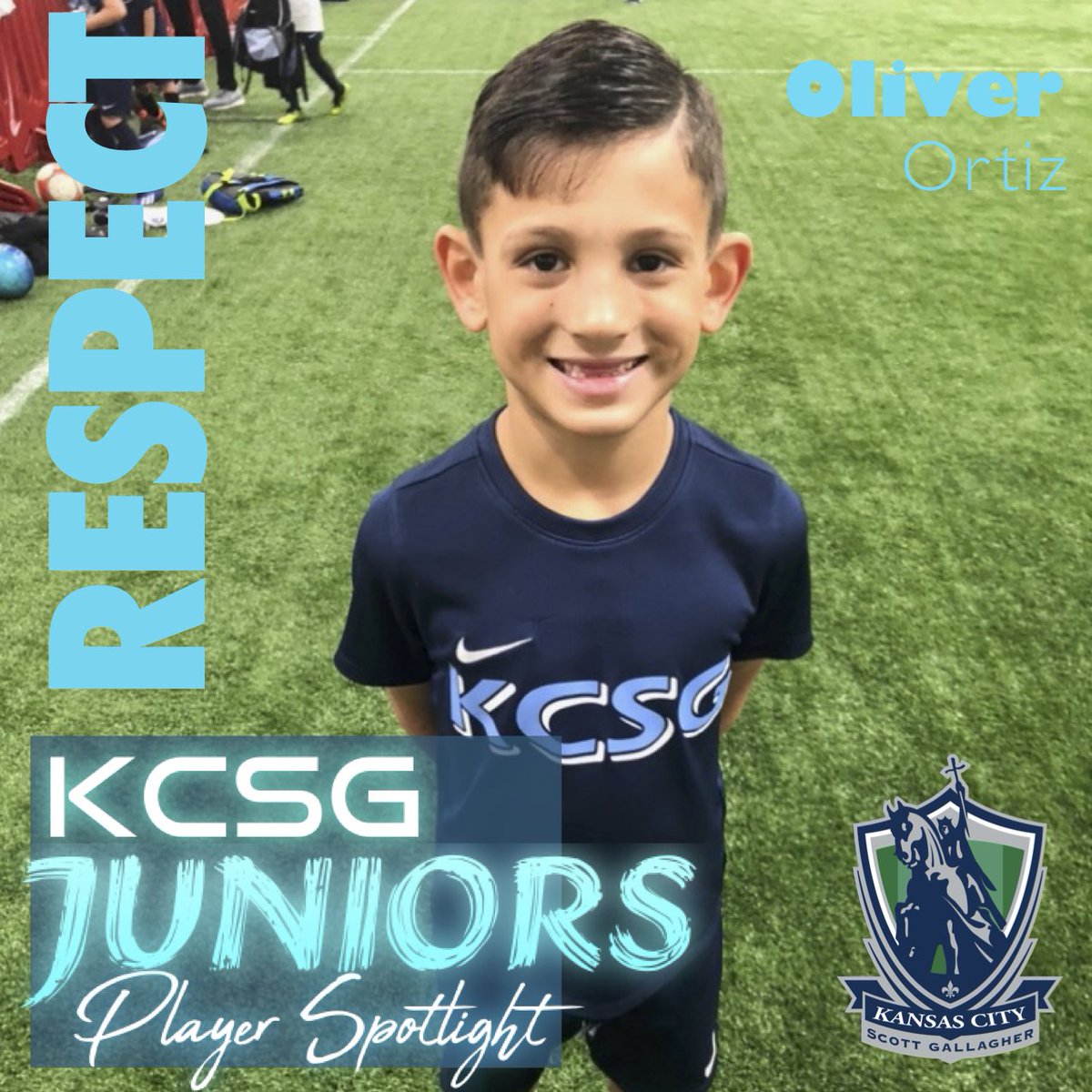 Checkout our Junior Player Spotlight &amp; go BEHIND THE SHIELD with Oliver Ortiz!  kcsgsoccer.org/juniors-player…