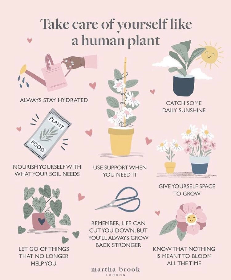 LittleCaraBelle's tweet photo. Love this illustration... 🌷🌸🌻Take care of yourself #MentalHealthAwarenessWeek https://t.co/BSeLQOfd5a