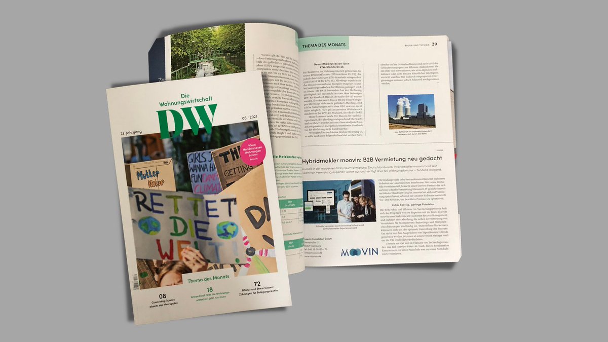 👀 Watch Out: Wie wir unsere #B2B-Vermietung mit einer #Qualitätsoffensive unserer hybriden Maklerleistungen weiter ausbauen ist in der aktuellen Ausgabe der 𝐃𝐖 - 𝐃𝐢𝐞 𝐖𝐨𝐡𝐧𝐮𝐧𝐠𝐬𝐰𝐢𝐫𝐭𝐬𝐜𝐡𝐚𝐟𝐭 nachzulesen.

#dw# #diewohnungswirtschaft #1NKM #wohnungswirtschaft
