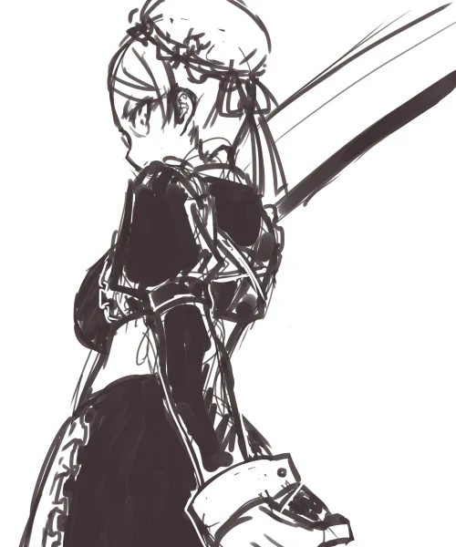 メイドの日らしかったので、最近描いたメイド。 