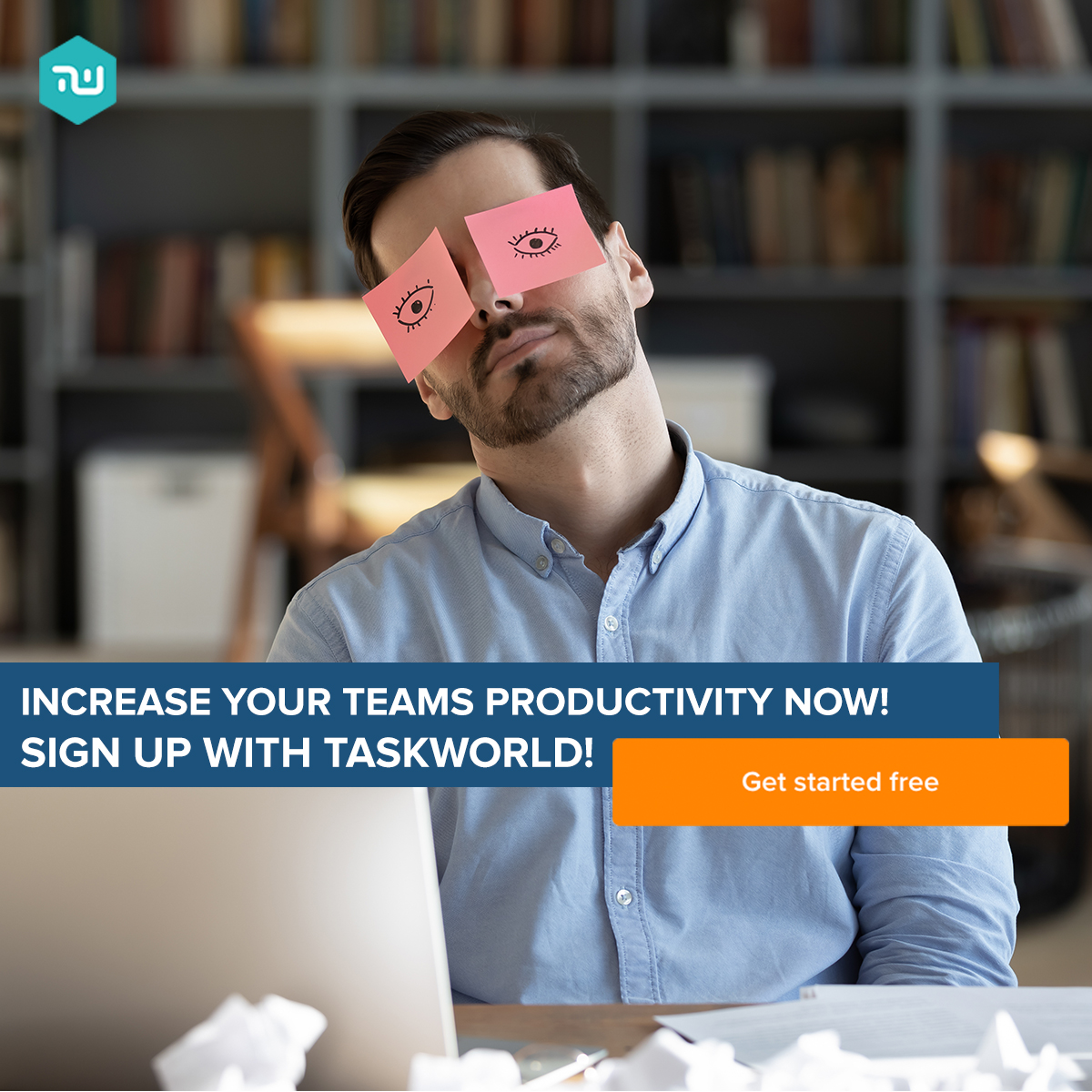 Tired of being… tired? Us too! 
Taskworld makes it easy to stay focused and energized, fueling high performance teams since 2012! Start Free: taskworld.com/get-it-done/