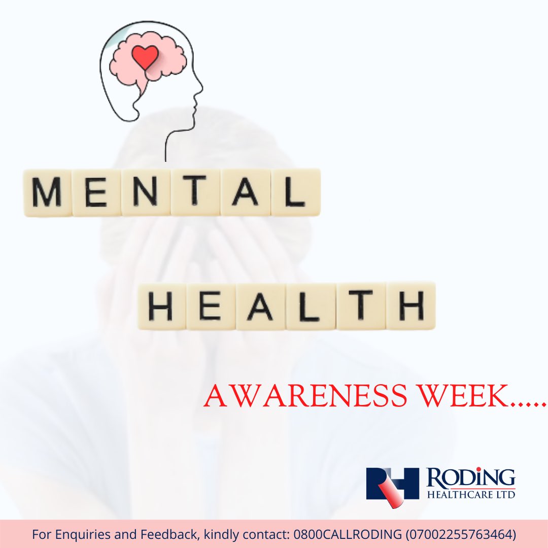 rodinghc's tweet photo. It’s Mental Health Week, 
Let’s do all we can to support the people around us to achieve a sound Mental Health. 
#MentalHealthAwarenessWeek #mentalhealth https://t.co/yhaf3QUhPA