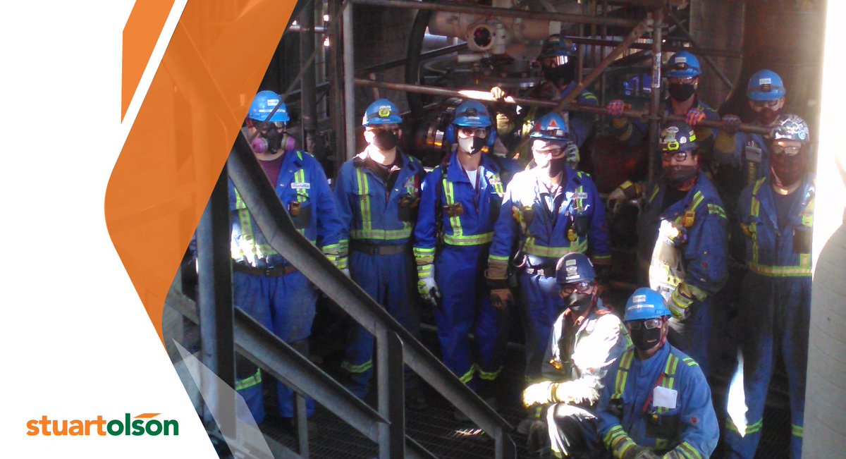 StuartOlsonInc's tweet photo. Our team in northern Alberta has been completing a mechanical shutdown safely and on time, with a Recordable Injury Frequency of 0.0 and a Productivity Factor of 105%. We are currently completing demobilization and look forward to the upcoming spring turnaround. #OurBestBuildYet https://t.co/FaHrk2kdBj