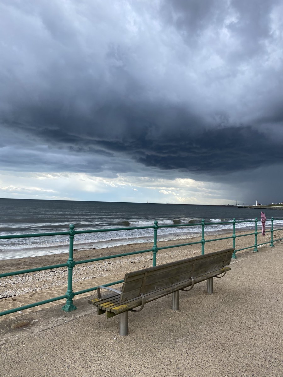Stormy beach walk today ⚡️⛈🐾xx