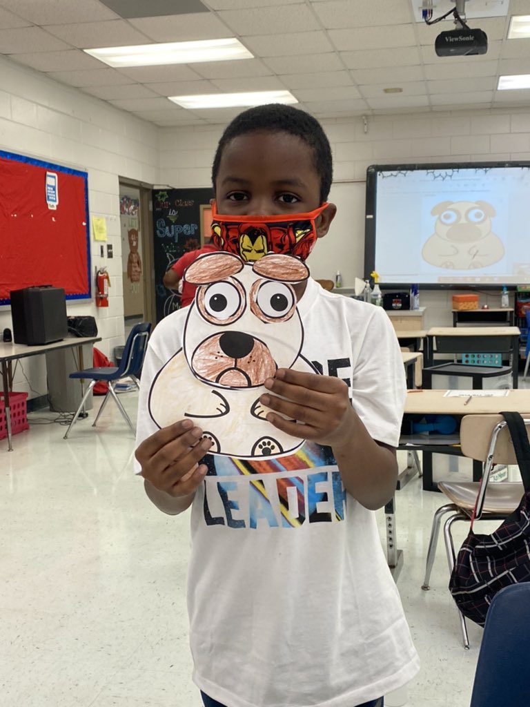MClass93's tweet photo. Today for #MysteryReaderMonday, I read Pig the Star to all of our 3rd grade kiddos! We followed the story up with a Pig the Pug themed snack and craft! @ShumanScholars https://t.co/mUDtRcSqzF