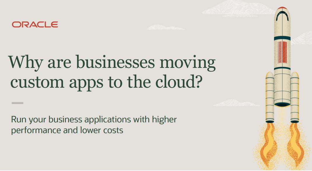 OracleCzech's tweet image. Proč společnosti přesouvají své existující aplikace na míru do veřejného #Oracle cloudu? Jednoznačně to vyjde levněji a navíc získají vyšší výkon než při provozu u sebe v datovém centru. bit.ly/3bg1O3u #Cloud #OCI #Weblogic #IaaS