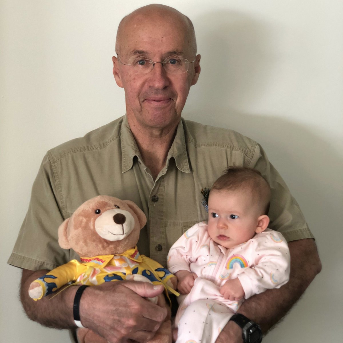 IFSD's Kevin Page marks the first Bear Witness day for his brand new assistant Audrey Stella. Together, we all honour the legacy of Jordan River Anderson @cblackst @CaringSociety @SpiritBear #bearwitnessday