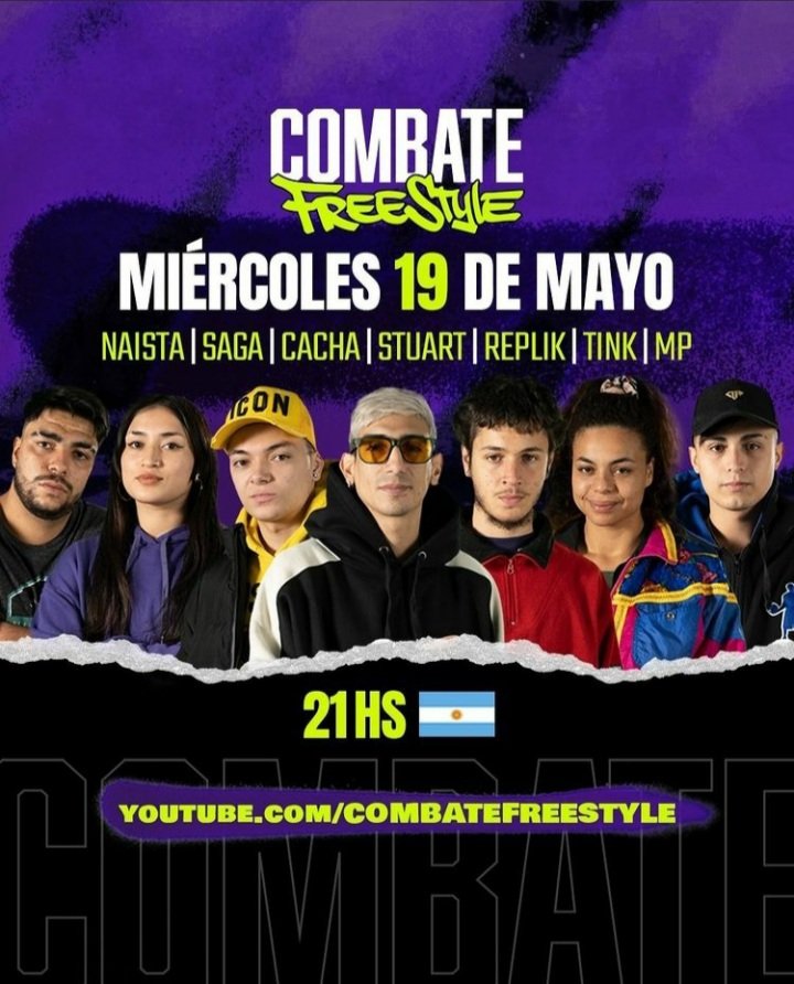 cbadosrap's tweet photo. #CombateFreestyle 🏆

Este 19 de mayo y 2 de junio tenemos @Combatefree con la presencia de dos cordobeses.

Naista (@Yamduran1) será parte de los siete que se presentarán el 19/05 y Larrix hará lo propio el 02/06. https://t.co/kO3fyN24b2