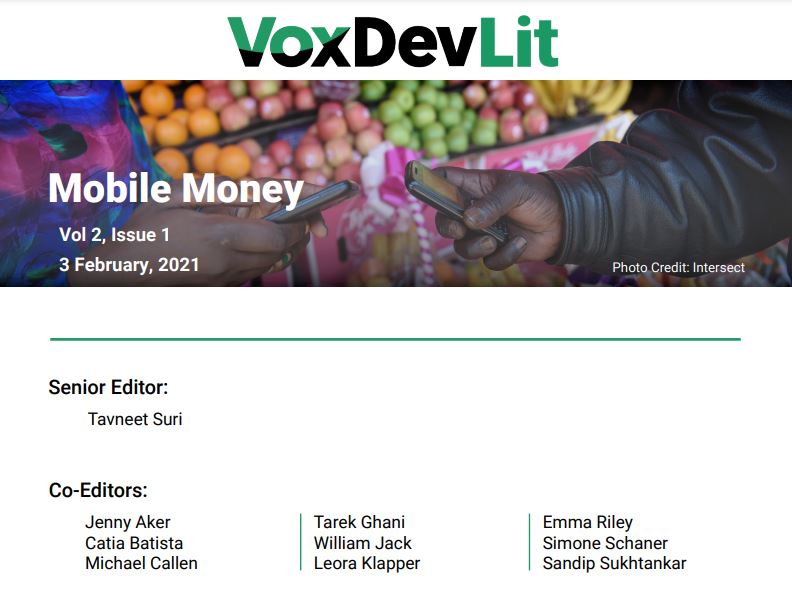 Issue 2 of @vox_dev #VoxDevLits are coming soon!! The real dynamic piece of the Lits!! 

I am just starting work w/ the #mobilemoney Lit team of editors on the second issue of our Lit

If you have work on #mobilemoney that isn't in v1, please email me!!

voxdev.org/sites/default/…
