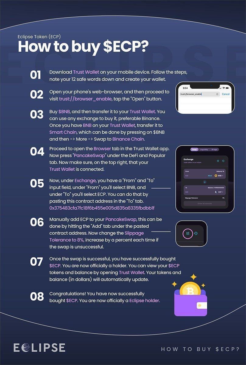 token_eclipse's tweet photo. Join Eclipse and be part of the huge upcoming utility platforms for BSC tokens.
The first one already out: https://t.co/dYRIi4R1u6
Buy §ECP: Pancake, https://t.co/9LmZbycEkM
#ECLIPSETOKEN https://t.co/LQl04pB5Ga