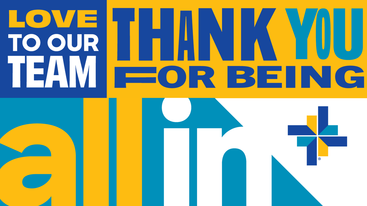 I don’t think it’s possible to over-celebrate our <a href="/bswhealth/">Baylor Scott & White Health</a> team and healthcare teams worldwide for the many ways they have been “all in” over the past year! We appreciate you! #HealthcareAppreciationWeek