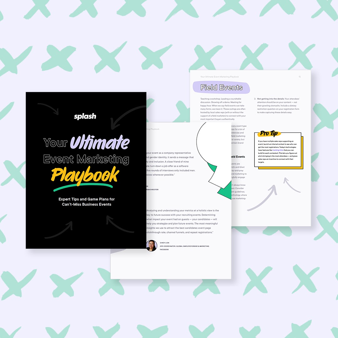 Splash on X: We're skipping the basics and getting right to the good  stuff. This event marketing playbook covers: ✔️Common pitfalls ✔️Virtual  event ideas ✔️Promotion tips + more Learn how to successfully