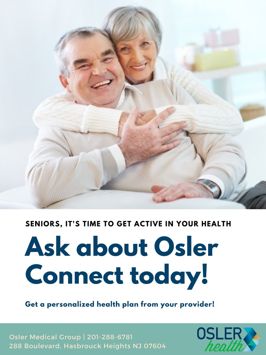 oslermedgroup's tweet photo. Do you have a loved one that could benefit from our senior program, Osler Connect? Contact us today to learn more on how to get them a personalized health plan and their wellness on track! https://t.co/qZtjICW8hz