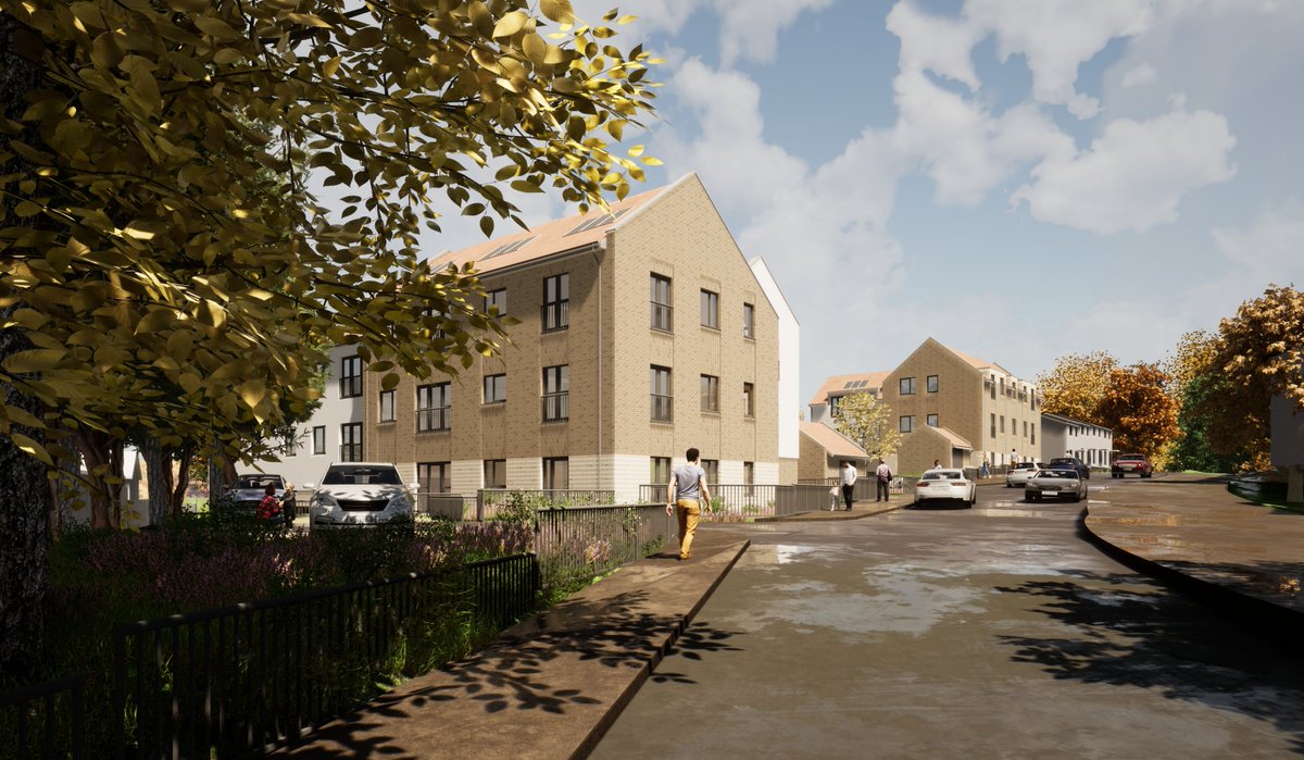 KSA_architects's tweet photo. We are pleased to announce that our design for @DacorumBC has been granted Planning Approval. The 30 new social rented apartments featuring communal Air Source Heat Pumps and 3 wheelchair user flats will be a great addition to Hemel Hempstead. #socialsustainability https://t.co/qZv3CMRSnB