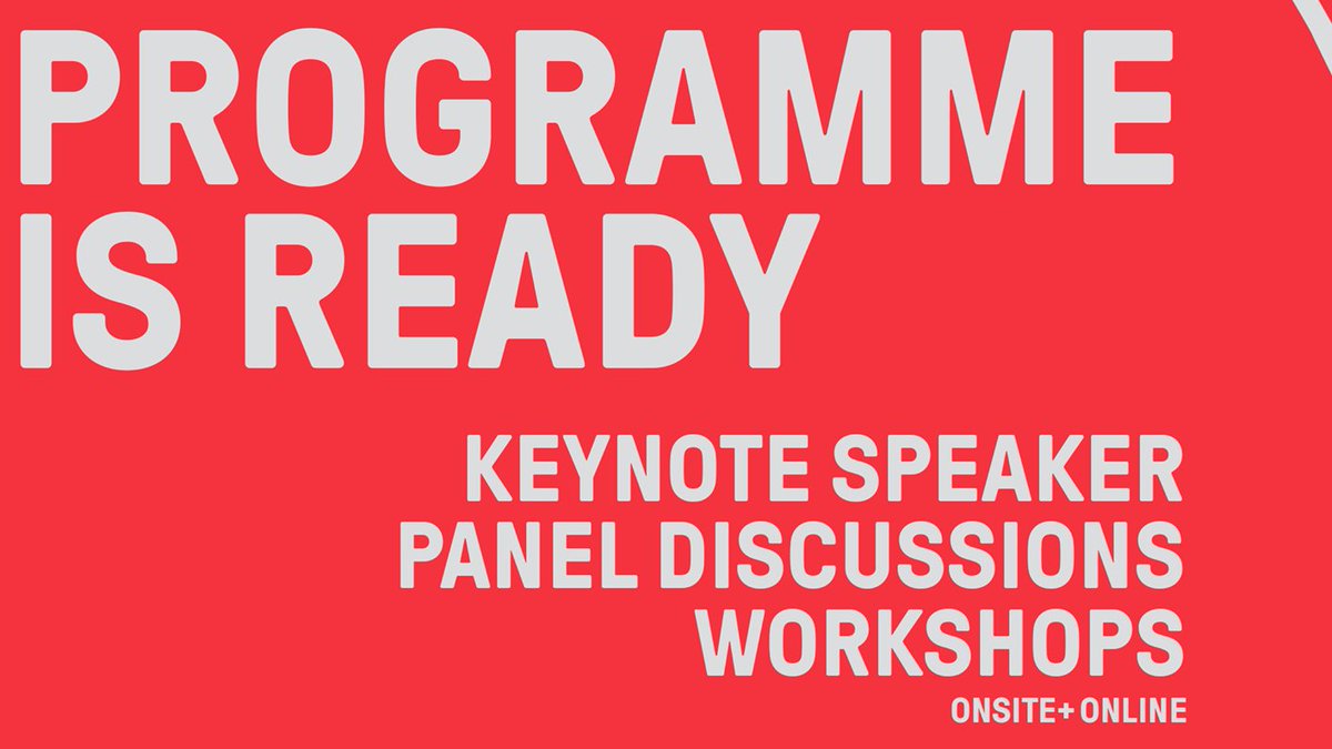 💥PROGRAMME RELEASE💥CULTURAL IMPACT NOW! 2021
🥁Are you ready for a conference that combines #creative #workshops,#knowledge, and #playful #experiments?
🚀Check our full programme: bit.ly/CIN_programme_…
🚀Register for online events: bit.ly/CIN_onlineregi…
#ENCC #MALTFABRIKKEN