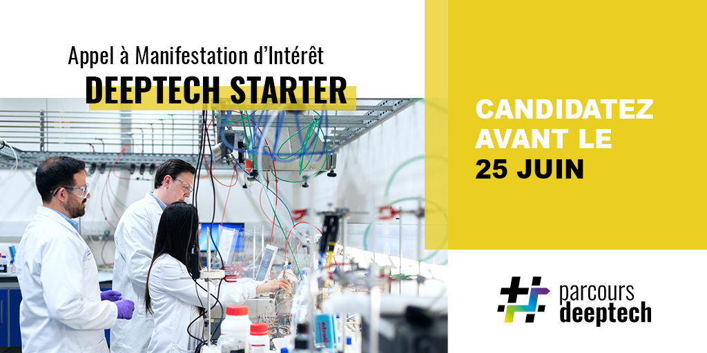 OuestValo's tweet photo. Vous êtes #Chercheur en @paysdelaloire et vous souhaitez valoriser vos résultats de recherche ⁉️
Candidatez à l’AMI Deeptech Starter, l’#Entrepreneuriat au service de la #recherche 💡🚀
➡️ https://t.co/uJotUGXlIZ ⬅️
#ParcoursDeeptech #Innovation https://t.co/Ivmq5bAVmL