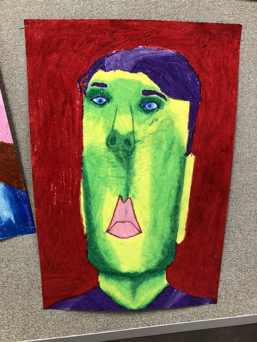 gmsnelsonart's tweet photo. Fauvism Selfies-more faves! @Griffin_MS https://t.co/c4r1clPWza