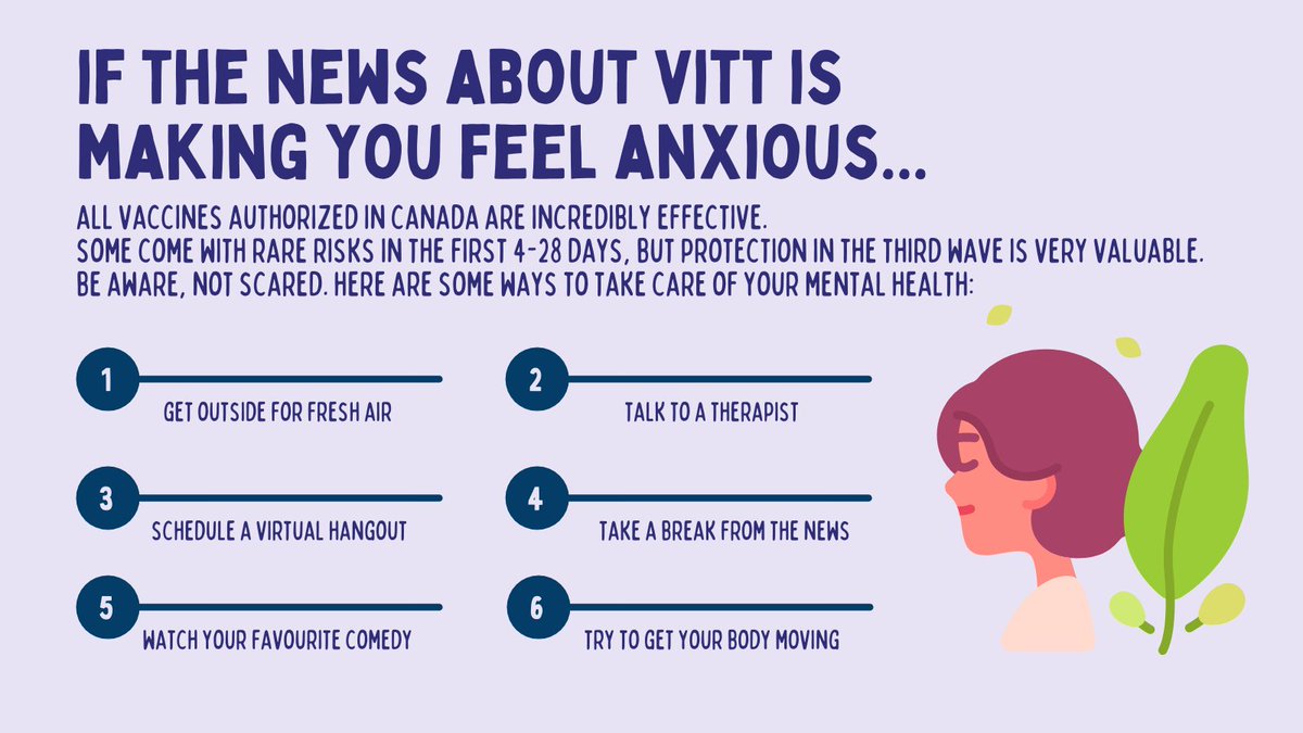 I've been a ball of anxiety lately. If you feel that way too, you're not alone.I know it's not always easy to get support (especially when many places in Canada don't have proper  #PaidSickDaysNow).The graphic below & this link may help get you started:  https://www.canada.ca/en/public-health/services/diseases/2019-novel-coronavirus-infection/mental-health.html